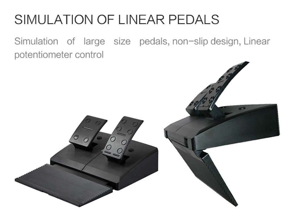 simulation of linear pedals
