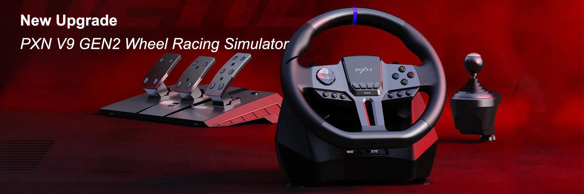 New Upgrade PXN V9 GEN2 Wheel Racing Simulator