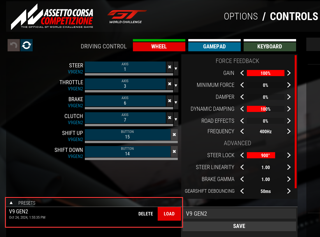 One-Click Configuration Steps for Assetto Corsa Competizione