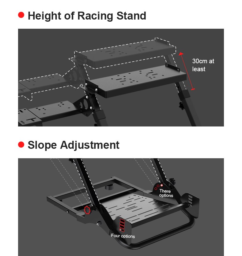 Foldable Racing Wheel Stand