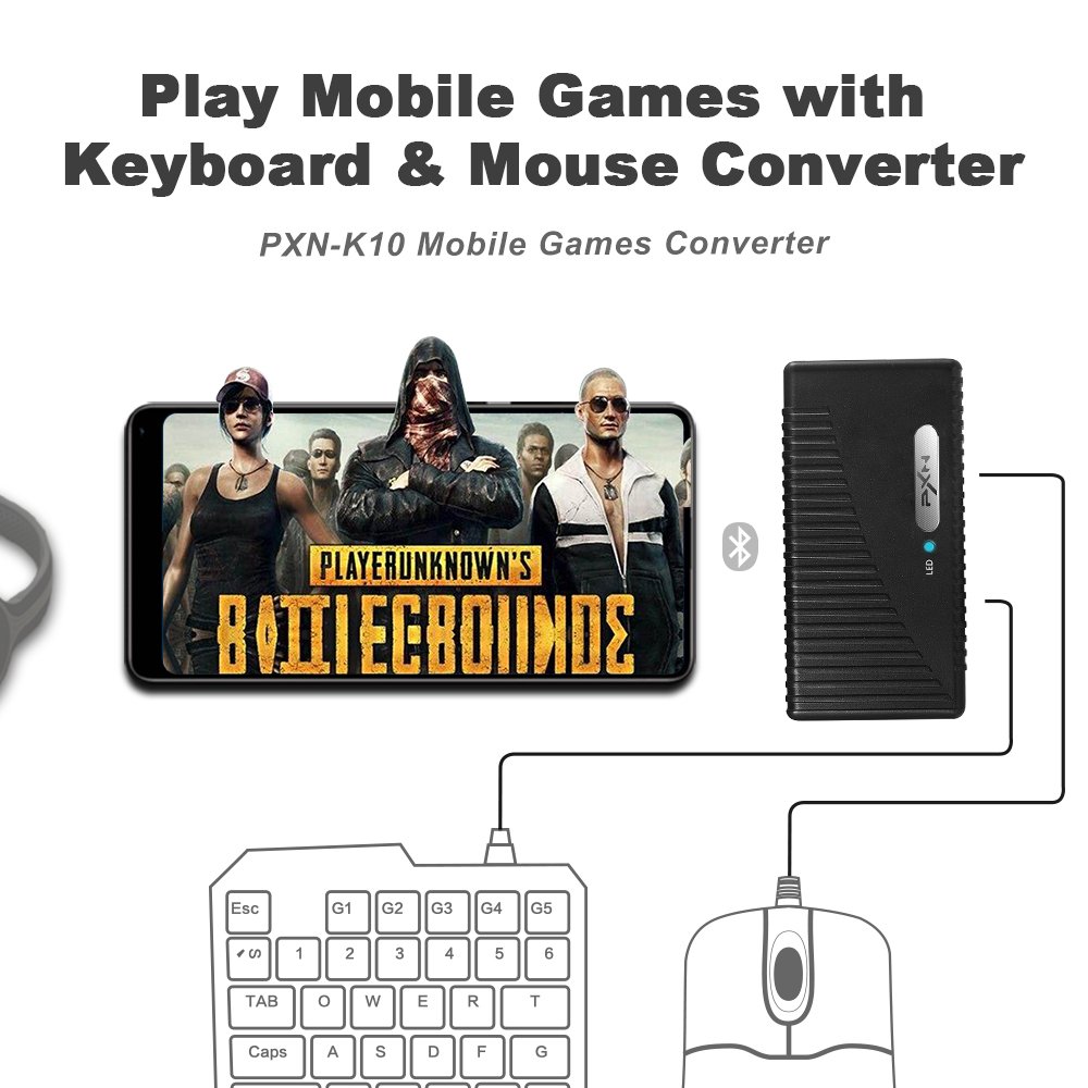 pxn keyboard and mouse adapter converter